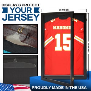 Jersey Display case, Hockey Jersey Display case, Football Jersey Display case, Shadow Box, Jersey Frame, Autographed Jersey Display P30BJ image 7