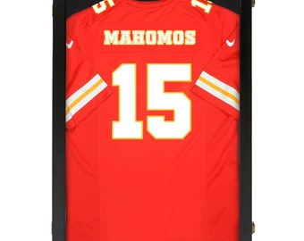 PENNZONI Jersey Display Case Large, Clear Acrylic Display Case, Jersey Large Display Case for Baseball, Football, Hockey & Soccer Jersey