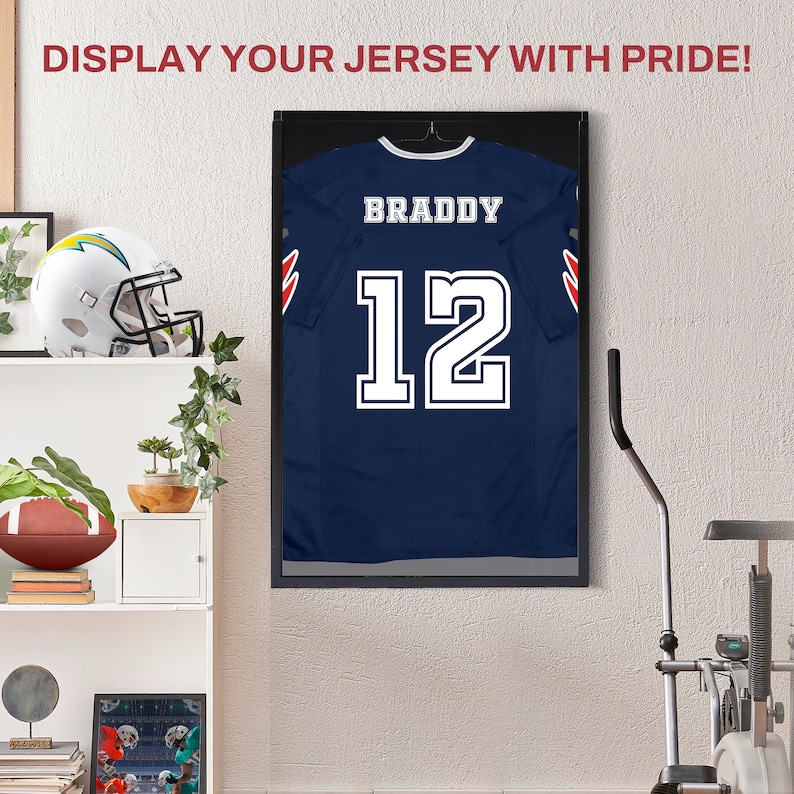 Vitrines de maillot, Jeresy Frames, Vitrine de maillot de football, Vitrine de maillot de baseball, Vitrine de maillot image 5