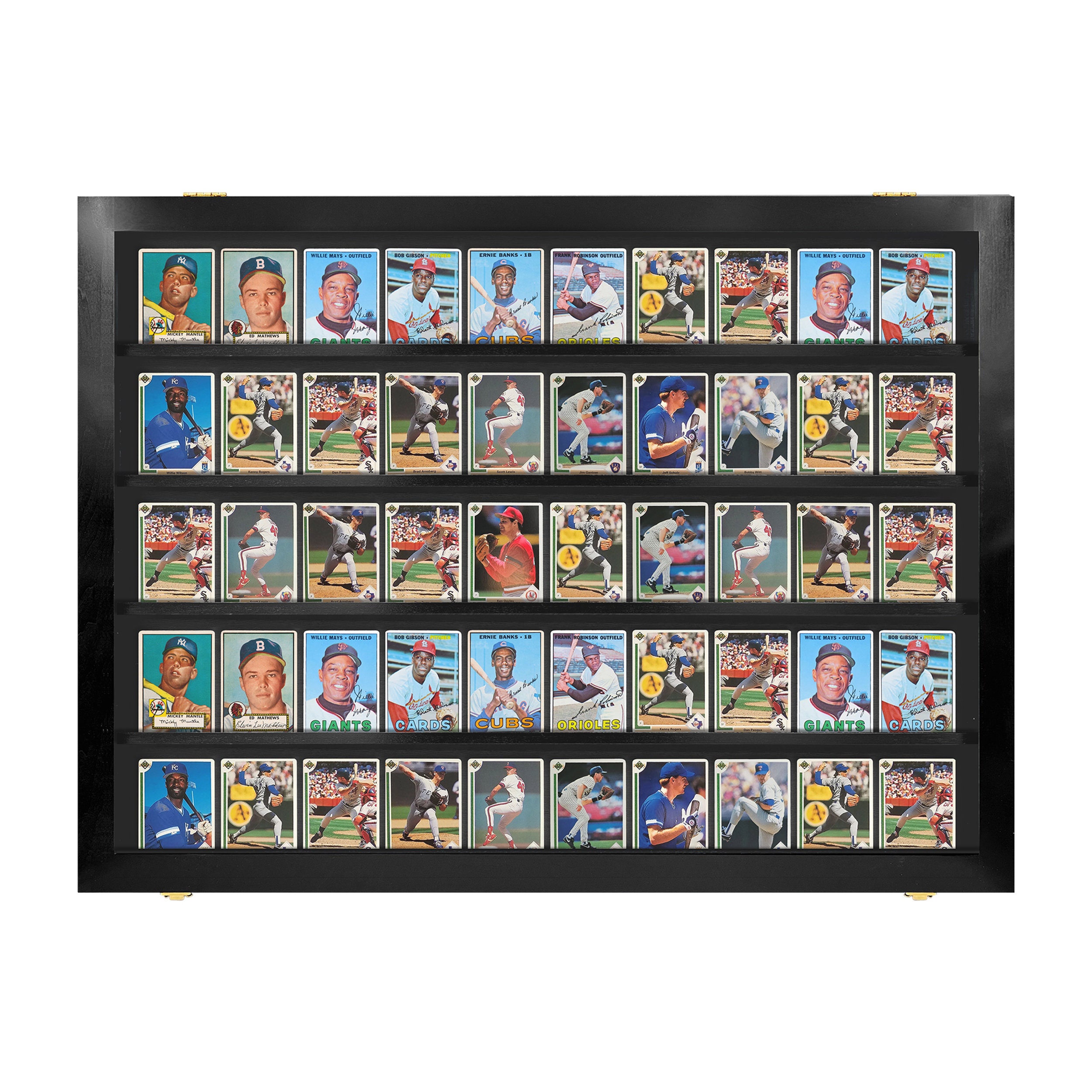 Baseball Card Display Case / Wall Mount Sports Card Display/ Holds 50  Ungraded / 4" Cards / Made in the USA / P306B - Etsy