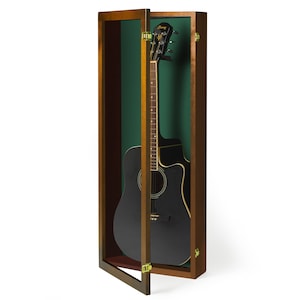 Guitar Display Case Solid Hardwood Acoustic Guitar Display Case bild 3