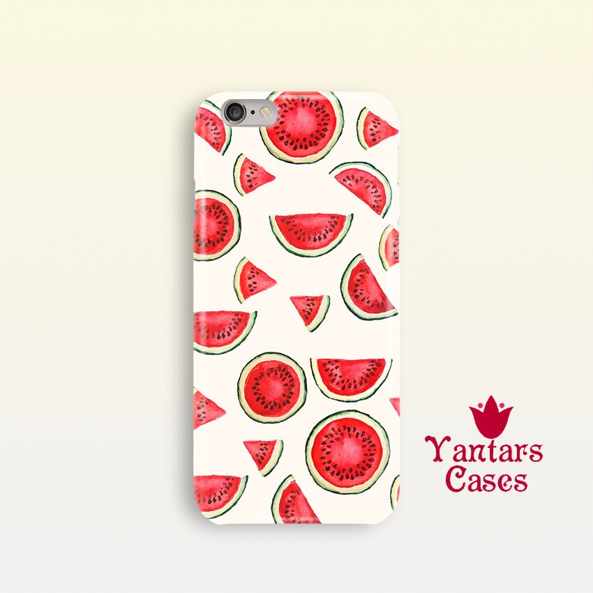 Watermelon Iphone 6s Case Iphone 7 Case Phone 5 Case Cute Etsy