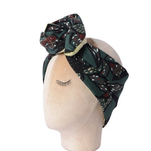 Headband / turban / headband / hairband / moldable headwrap handmade-high quality-tailored-unique piece - ref 1214