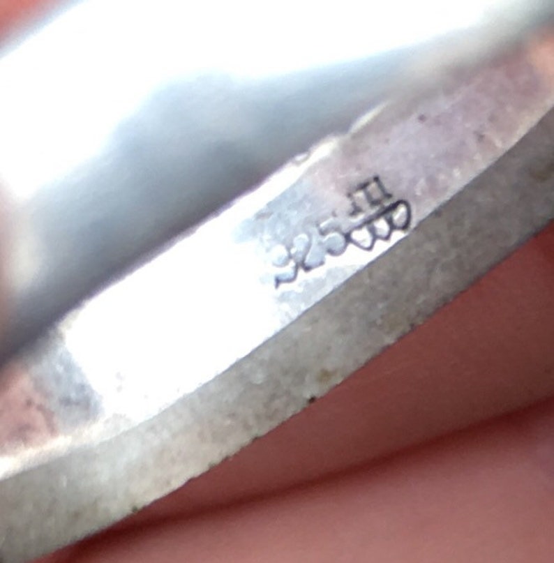Unisex Men/'s Women/'s 925 Sterling Silver Vintage Wedding Band. Size 9 34