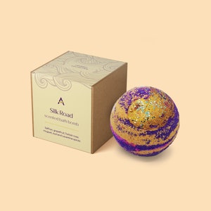 Silk Road Exotic Oud Bath Bomb | Gift Boxed Bath Bomb | Gift For Travel Lovers