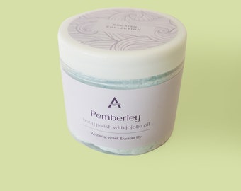 Pride & Prejudice Inspired Whipped Soap Body Scrub | Pemberley Gardens | Mr Darcy | Wisteria and Violet | Classic Literature Gifts