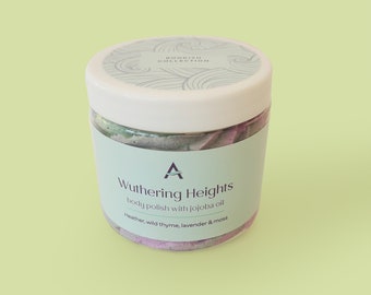 Wuthering Heights Inspired Whipped Soap Body Scrub | Heathcliff & Cathy | Heather and Thyme | Classic Literature Gifts | Emily Bronte