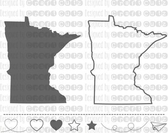 MINNESOTA svg, State svg Files, Minnesota Vector, United States svg, State Clip Art, Minnesota Cut File, Minnesota State Outline