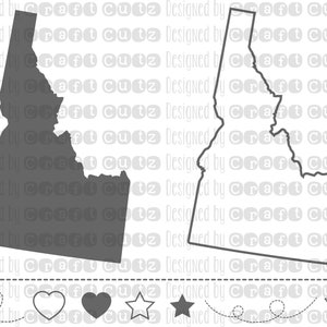 IDAHO svg, State svg Files, Idaho Vector, United States svg, State Clip Art, Idaho Cut File, Idaho State Outline