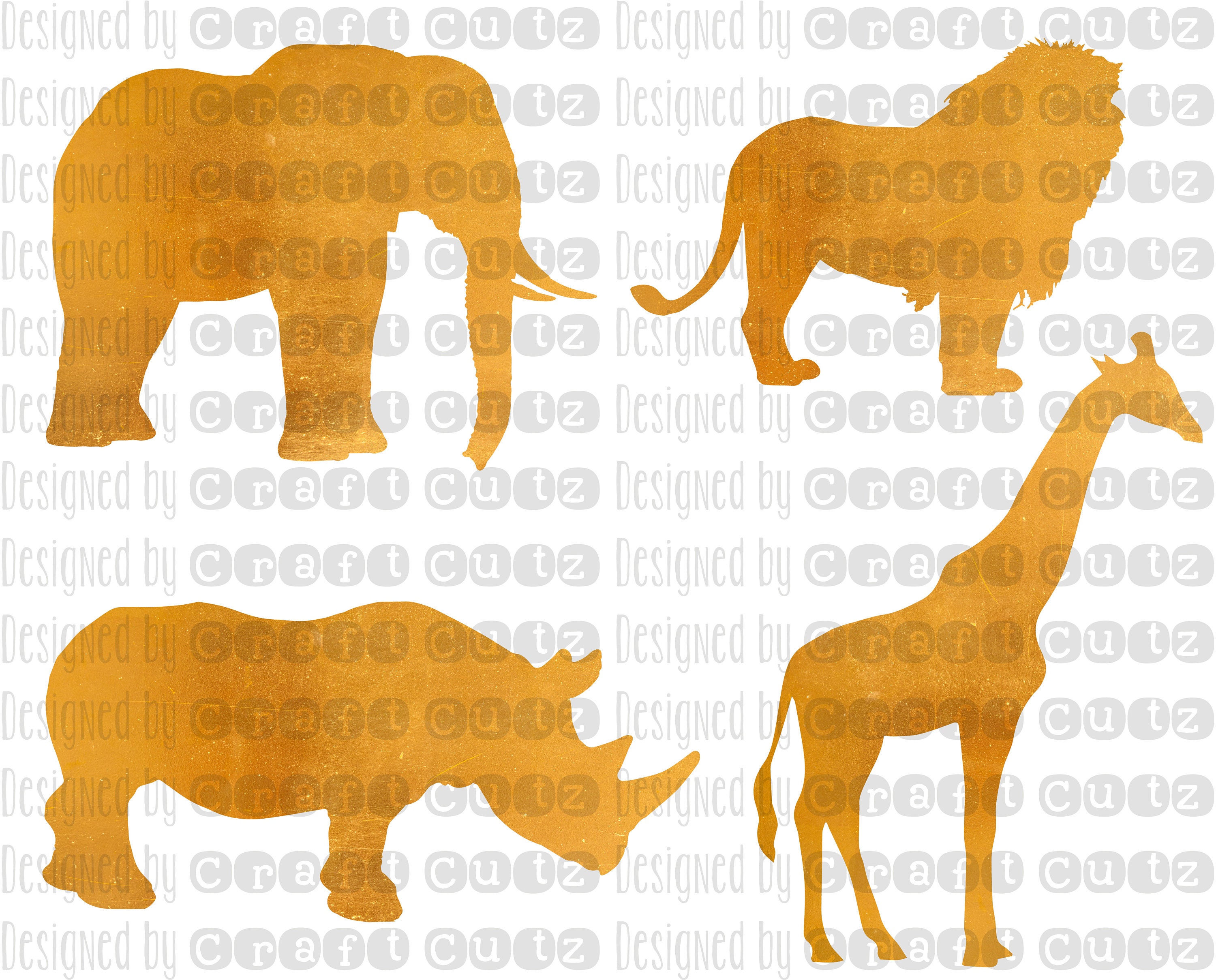 Safari Animals SVG Giraffe dxf Elephant cut file Lion SVG ...