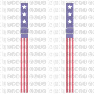 American Flag Suspenders svg 4th of July Cut File Fourth of July svg Patriotic Stars and Stripes American Flag Independence Day image 2