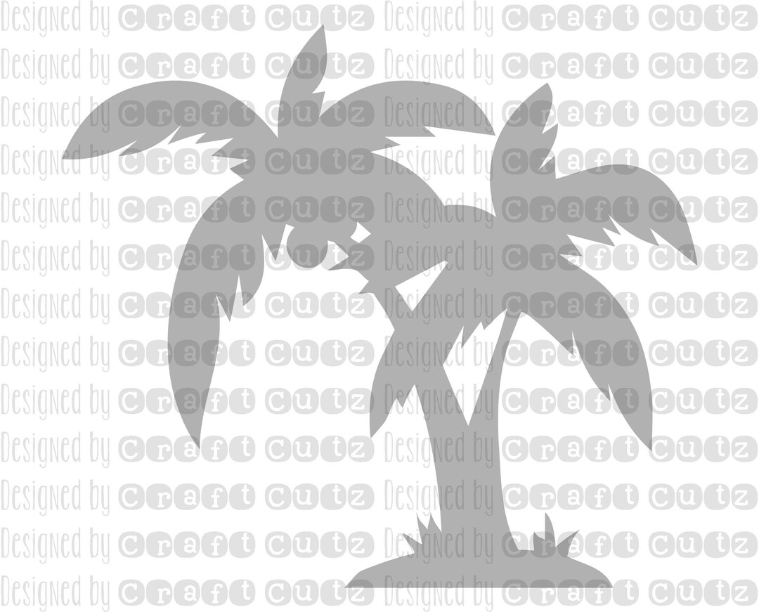 Palm Tree SVG, Palm Tree DXF, Palm Tree Cut File, Summer Cut File