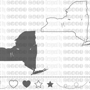 NEW YORK svg, State svg Files, New York Vector, United States svg, State Clip Art, New York Cut File, New York State Outline