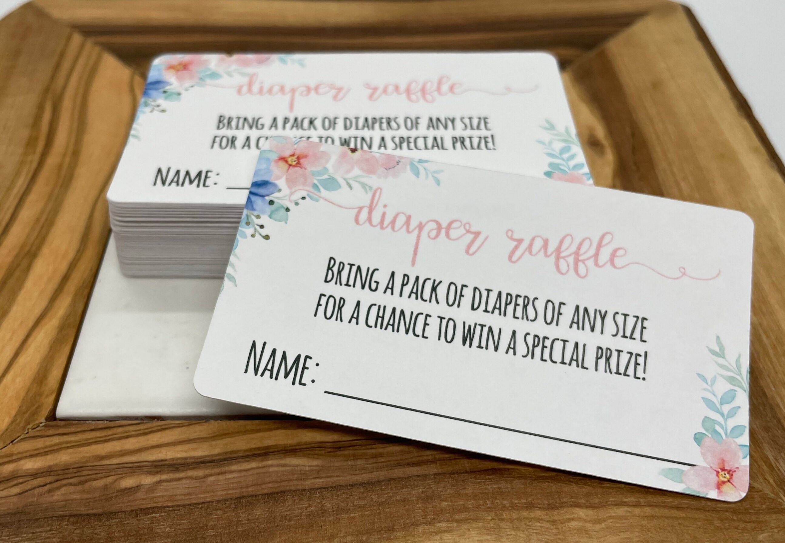 Diaper Raffle Infocard Diaper Raffle Card, Diaper Raffle Ticket, Baby Shower Game, Diaper Game ...