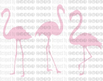 Flamingo svg - Digital Download - Summer Design svg - Pink Flamingo - Flamingo silhouette - Vacation Design - Vector Files - svg - dxf