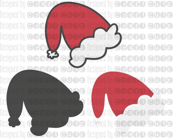 Download Santa Hat Svg Christmas Svg Christmas Cut File Etsy PSD Mockup Templates