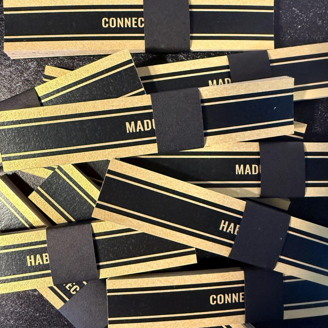Gold & Silver Shimmer Cigar Secondary Foot Bands – Set of 25 ...