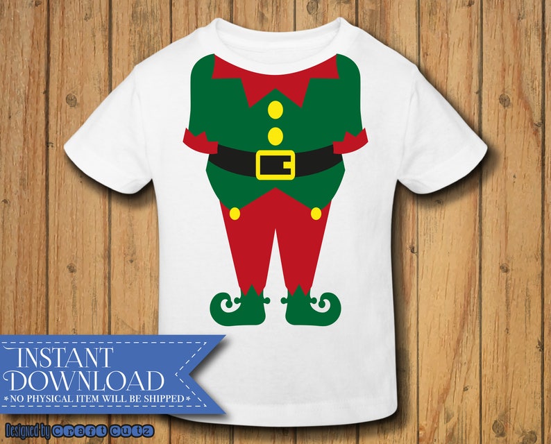 Download Elf Suit svg Digital Download Elf Costume svg Funny | Etsy