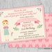 Dolly and Me Birthday Invitation, Baby and Me Birthday, Baby Doll ...