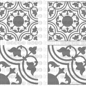 Floret Design Tile SVG, Tile SVG, Farmhouse Tile, Laser Cut Tile, Wall  Tile, Floor Tile, Cookie Stencil, DIY Mylar Film Die Cutting -  Canada