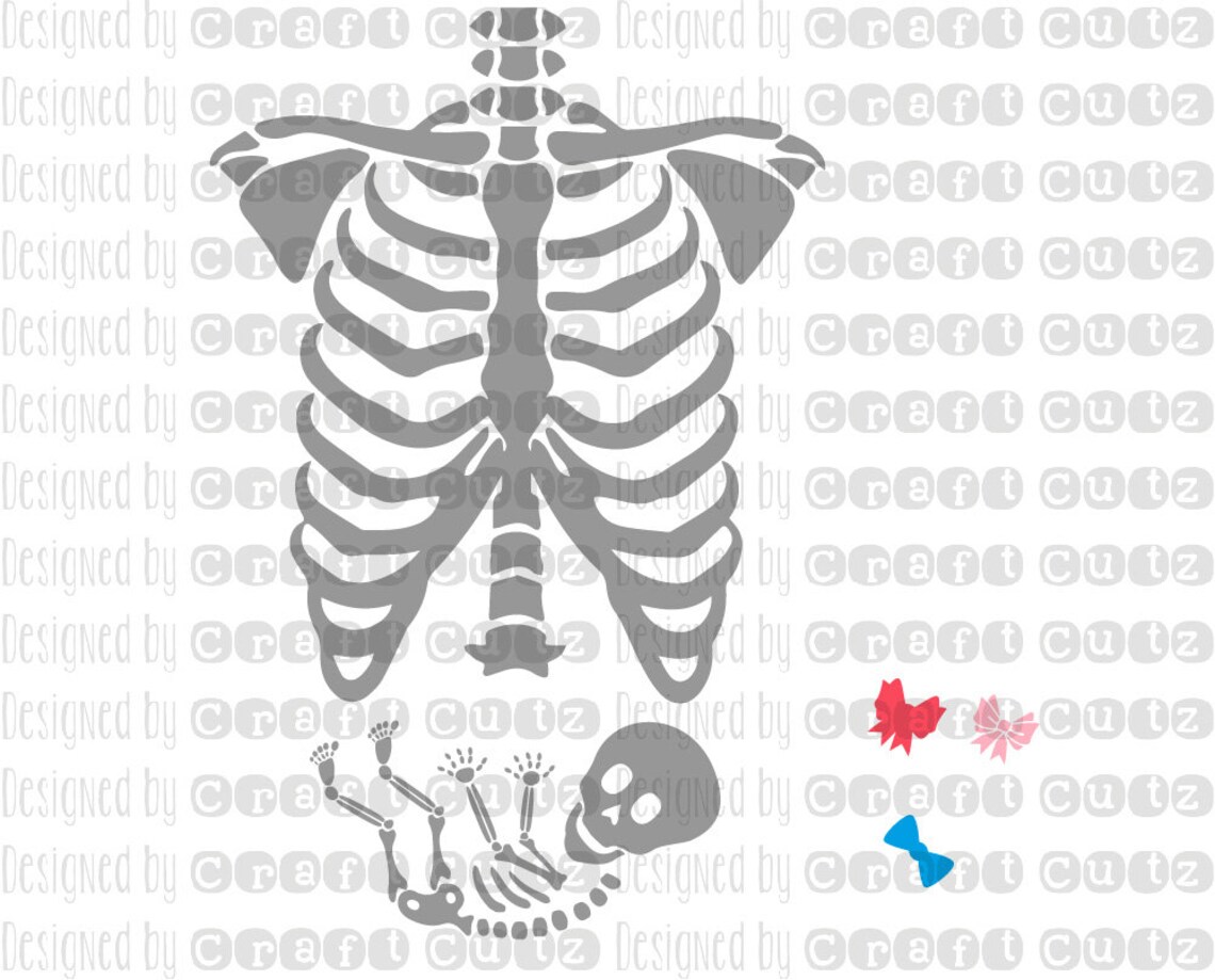 Download Xray Maternity SVG Baby Skeleton Halloween Maternity SVG ...
