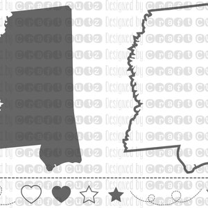 MISSISSIPPI svg, State svg Files, Mississippi Vector, United States svg, State Clip Art, Mississippi Cut File, Mississippi State Outline