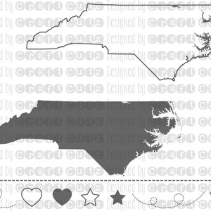 NORTH CAROLINA svg, State svg Files, North Carolina Vector, United States svg, State Clip Art, North Carolina Cut File, NC State Outline