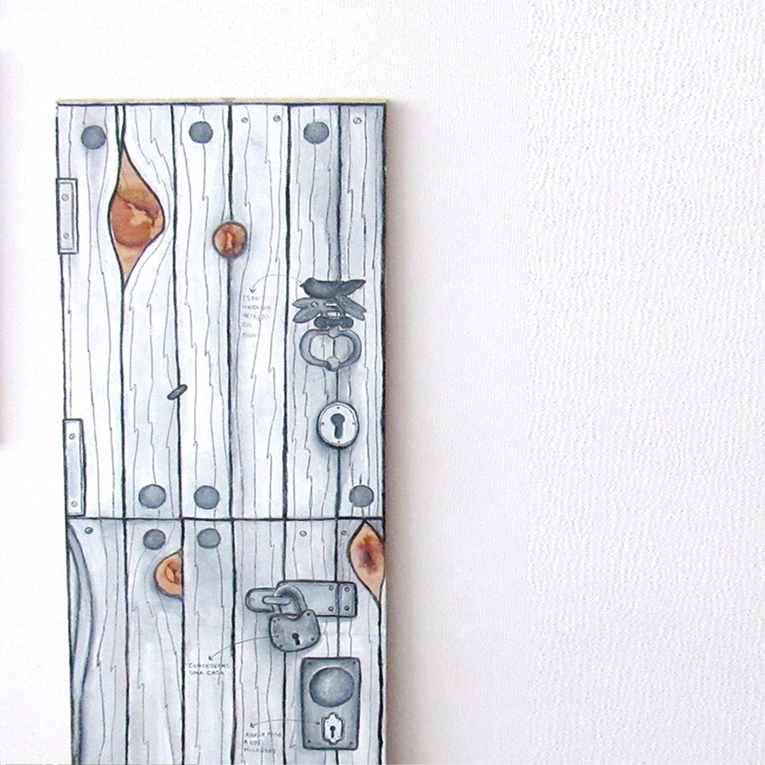Magical Secret Door - Stick and Paint