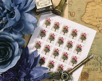 Boutonniere 2020 Stamps - Perfect for Collections, Invitations, Weddings, Marketing Strategies, and Beyond!