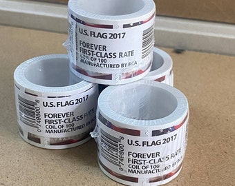 Flag 2017 - 2023 Stamps - Perfect for Collections, Invitations, Weddings, Marketing Strategies, and Beyond!