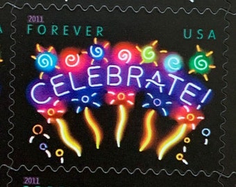 Celebrate 2011 Stamps - Perfect for Collections, Invitations, Weddings, Marketing Strategies, and Beyond!