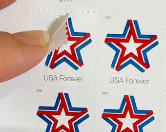 Star Ribbon 2019 Stamps - Perfect for Collections, Invitations, Weddings, Marketing Strategies, and Beyond!