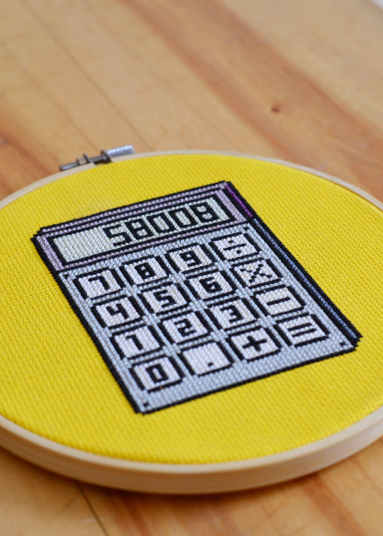 Calculator 58008 Cross Stitch Pattern Etsy