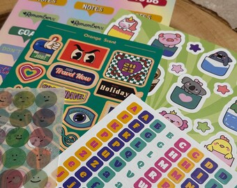 JUNK JOURNAL Sticker Bundle, Start Up Journaling, Scrapbooking, Arts & Crafts, Collaging - Great for personal use or gifts