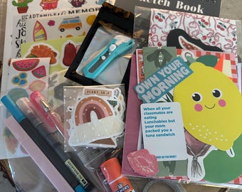JUNK JOURNAL Stationary Bundle, Start Up Kit, Scrapbooking, Arts & Crafts, Office Supplies - Great for personal use or gifts