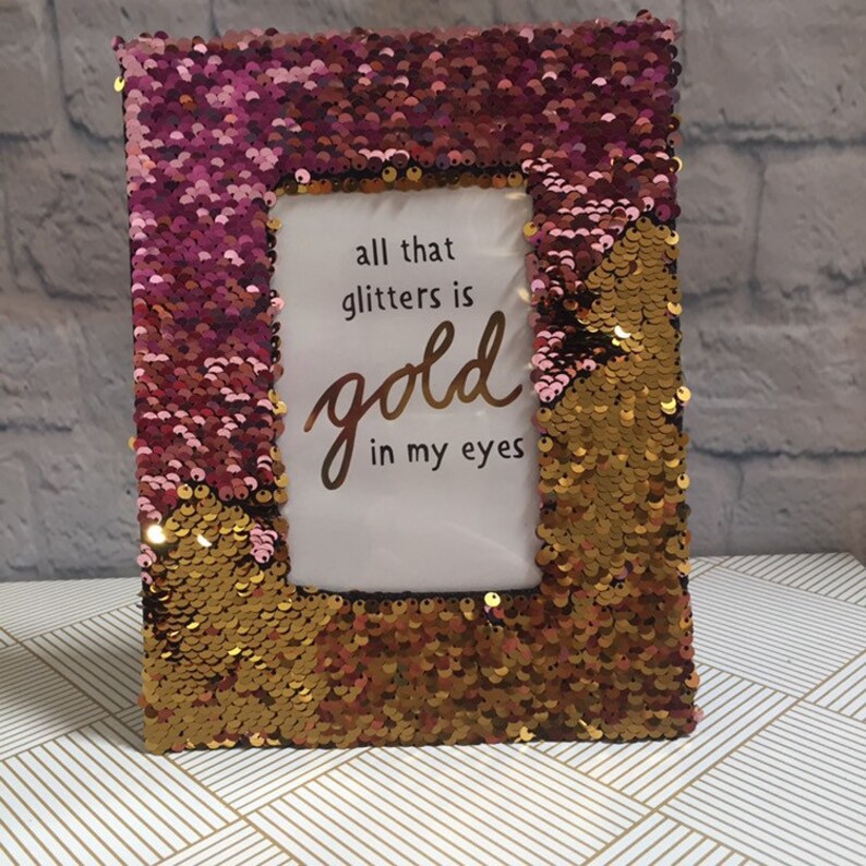 Sequin Photo Frame