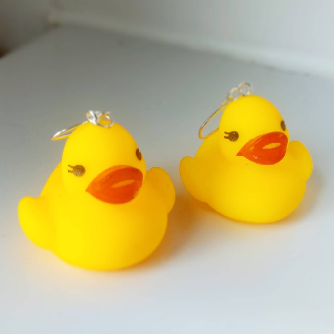 Ensemble Canards En Caoutchouc Mariée Et Marié - Topper Pour Gâteau De Mariage - Alandra