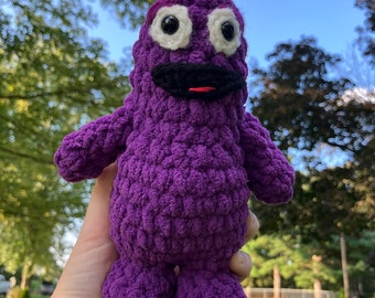 Grimace doll, Grimace plushie, grimace,