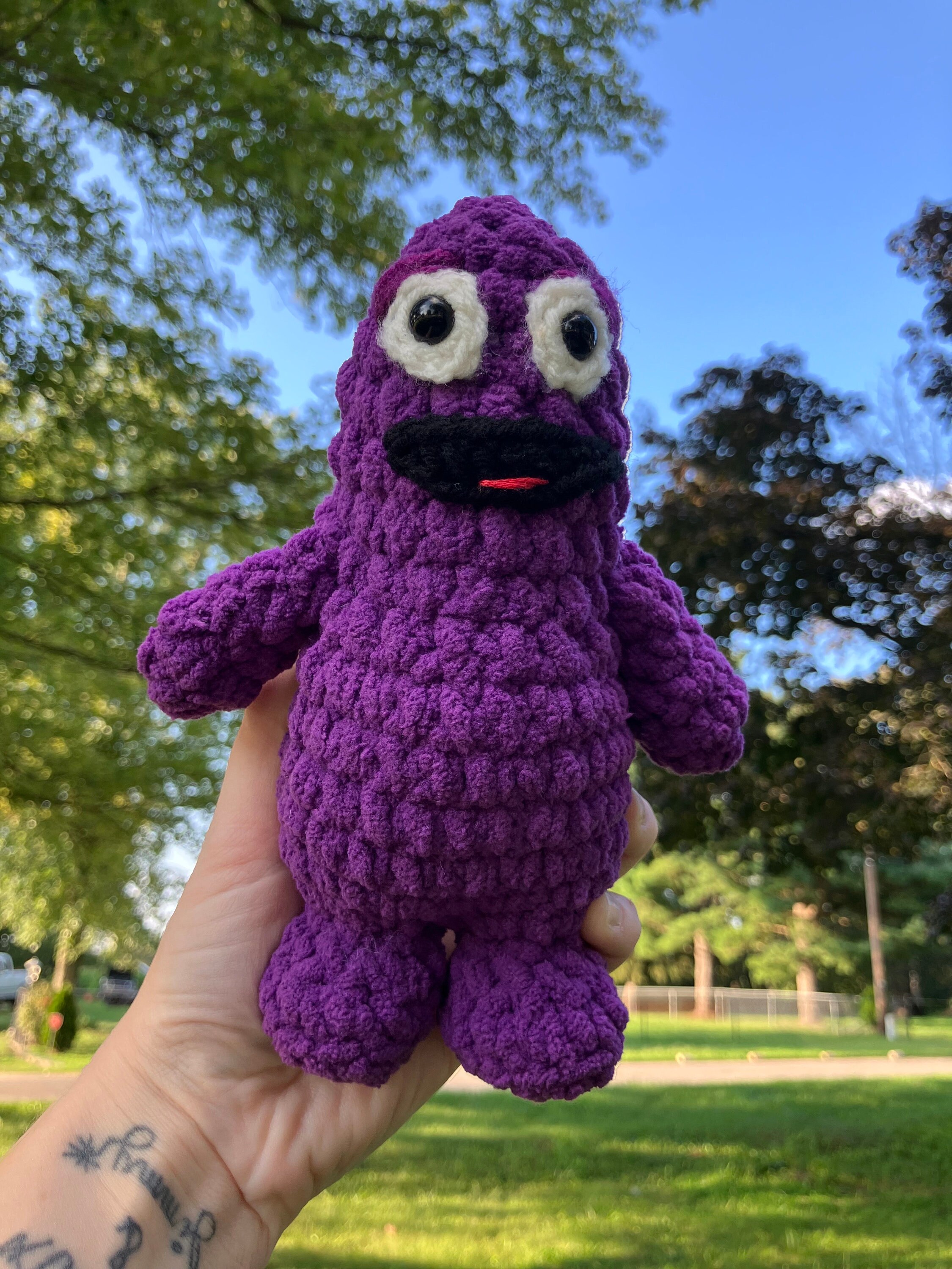 Grimace Doll, Grimace Plushie, Grimace, - Etsy