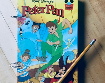 Disney's Peter Pan Upcycled Book Notebook Journal