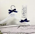 Personalised coat hanger and champagne flute set - prom glass & hanger - personalised champagne flute - prom coat hanger flute gift for prom