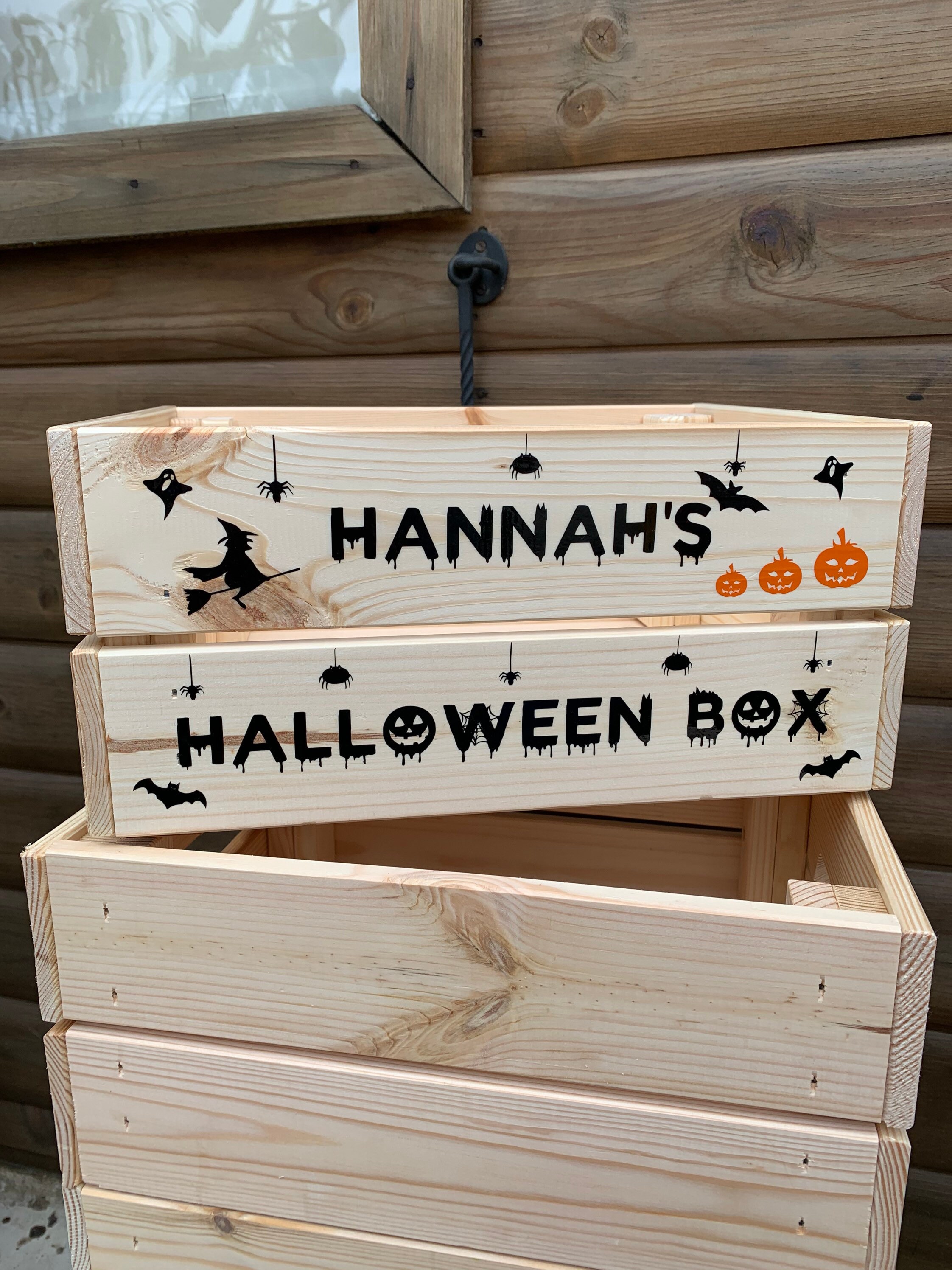 Personalised Halloween Crate Halloween Box Halloween Etsy UK