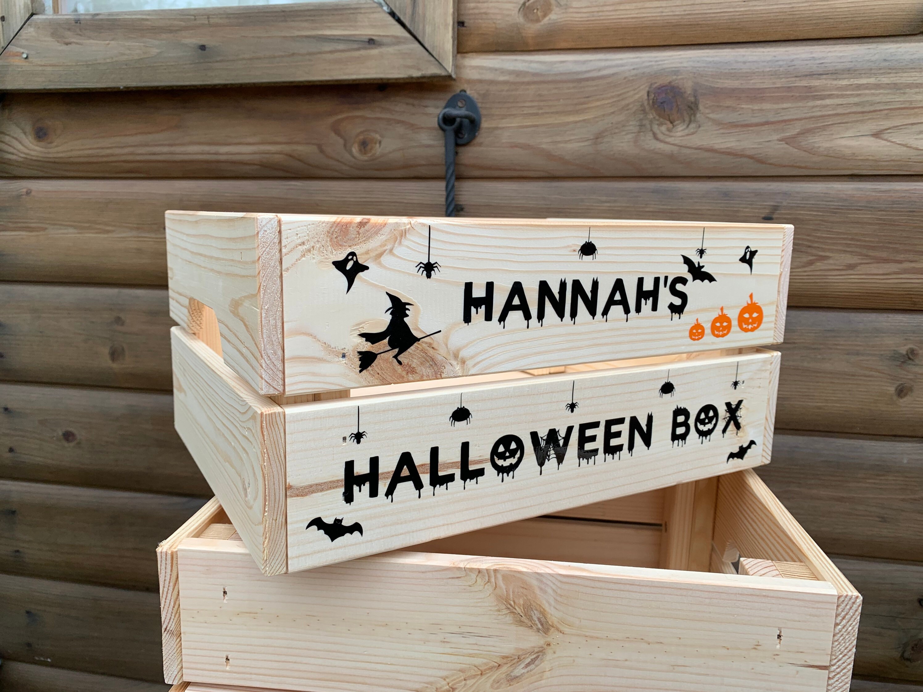 Personalised Halloween Crate Halloween Box Halloween Etsy UK