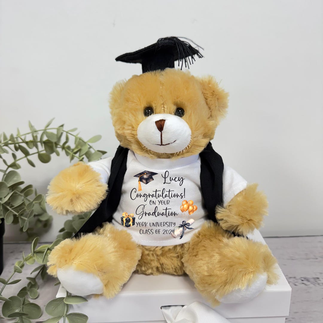 Personalized Graduation Bear: University Graduate Gift - Etsy