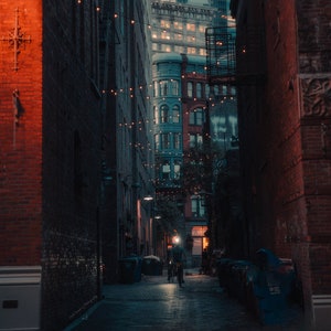Seattle Downtown Alley Photography Print / Pioneer Square / Seattle Art / Seattle Wall Art / PNW / Pacific Northwest / Seattle Photo Art