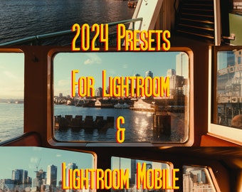 2024 Cinematic Presets for Lightroom & Lightroom Mobile