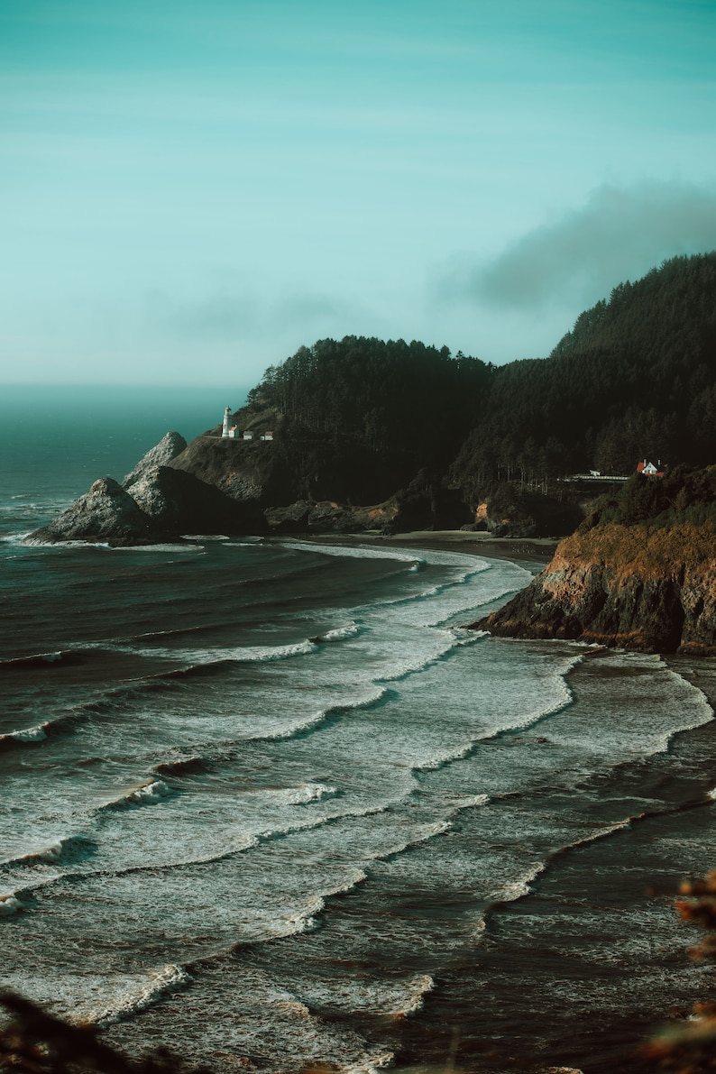 Heceta Head Lighthouse Photography Print / Oregon Photo / Oregon Art / Oregon Photography / Oregon Lighthouse / PNW / Oregon Coast / Pacific image 1