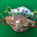 MUSHROOM Fungi BROWN Hand Sewn Cotton Masks with Fabric Ties/Elastic Ear Loops 