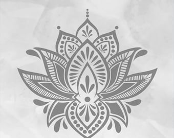 Download Mandala Lotus Flower Svg For Cricut - Layered SVG Cut File