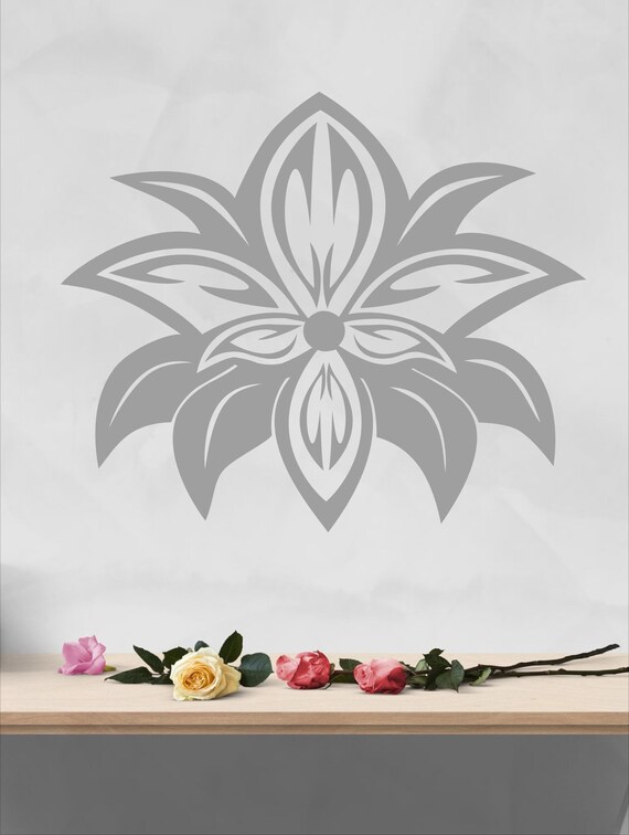 SVG Cutting File Lotus Mandala Vinyl Card Transfer | Etsy